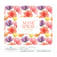 BULK - 20 x Shades of Autumn Mask Spray Label, 50x63mm, Essential Oil Resistant Laminated Vinyl **SAVE 15%**