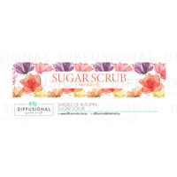 BULK - 50 x Shades of Autumn Jar Face Sugar Scrub Label, 17x80mm, Essential Oil Resistant Laminated Vinyl  **SAVE 20%**
