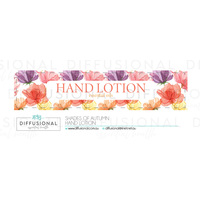 1 x Shades of Autumn Jar Face Hand Lotion Label, 17x80mm, Essential Oil Resistant Laminated Vinyl