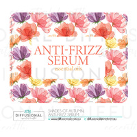 1 x Shades of Autumn Anti-Frizz Serum Label, 50x60mm, Essential Oil Resistant Laminated Vinyl