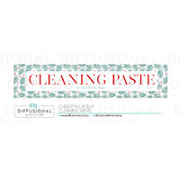 1 x Christmas Holly Jar Face Cleaning Paste Label, 17x80mm, Essential Oil Resistant Laminated Vinyl