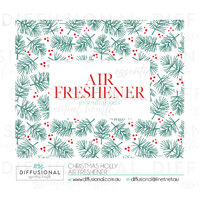 1 x Air Freshener Label, 50x63mm, Essential Oil Resistant Laminated Vinyl