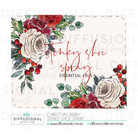 1 x Christmas Berry Stinky Shoe Spray Label, 50x63mm, Essential Oil Resistant Laminated Vinyl