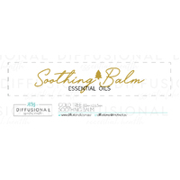 1 x Gold Tree, Soothing Balm Jar Face Label, 17x80mm, Gold Foil 
