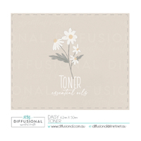 1 x Daisy, Face Toner Label, 50x60mm, Premium Quality Oil Resistant Vinyl