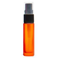 FROSTED ORANGE - 10ml (Thick Glass) Spray Bottle with Black Top