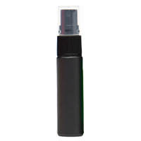 MATTE BLACK - 10ml (Thick Glass) Spray Bottle with Black Top