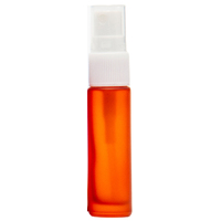 FROSTED ORANGE - 10ml (Thick Glass) Spray Bottle with White Top