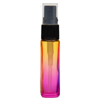 YELLOW PINK - 10ml (Thick Glass) Spray Bottle with Black Top