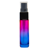 PINK BLUE - 10ml (Thick Glass) Spray Bottle with Black Top