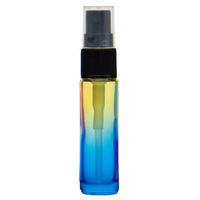 YELLOW BLUE - 10ml (Thick Glass) Spray Bottle with Black Top
