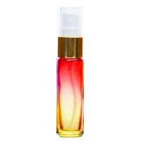 RED YELLOW - 10ml (Thick Glass) Spray Bottle with Gold Aluminium Top