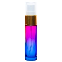 PINK BLUE - 10ml (Thick Glass) Spray Bottle with Gold Aluminium Top