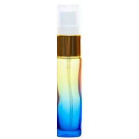 YELLOW BLUE - 10ml (Thick Glass) Spray Bottle with Gold Aluminium Top