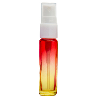 RED YELLOW - 10ml (Thick Glass) Spray Bottle with White Top