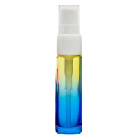 YELLOW BLUE - 10ml (Thick Glass) Spray Bottle with White Top