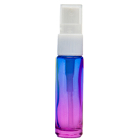 BLUE PINK - 10ml (Thick Glass) Spray Bottle with White Top