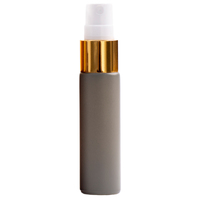 SMOKE - 10ml (Thick Glass) Matte Colour Spray Bottle with Gold Aluminium Top