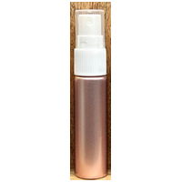 SPRAY TOP (WHITE) - 10ml Metallic Pink Glass Bottle Range