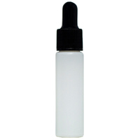 DROPPER TOP (BLACK) - 10ml White Glass Bottle Range