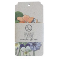SOW 'N SOW Gift Tags - Culinary Flowers - Pack 10