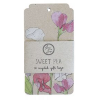 SOW 'N SOW Gift Tags - Sweet Pea - Pack 10
