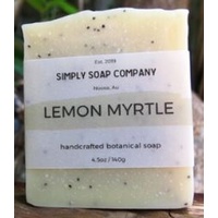 LEMON MURTLE - 100% Natural Handmade Soap, Simply Soap Company, 140g