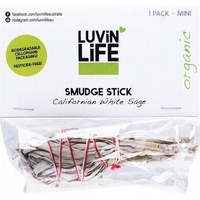 Mini 12cm (1ea) - LUVIN LIFE Smudge Stick White Sage